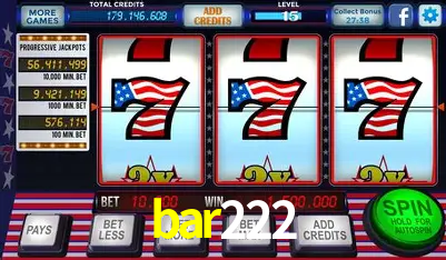 Jogos de Slot bar222